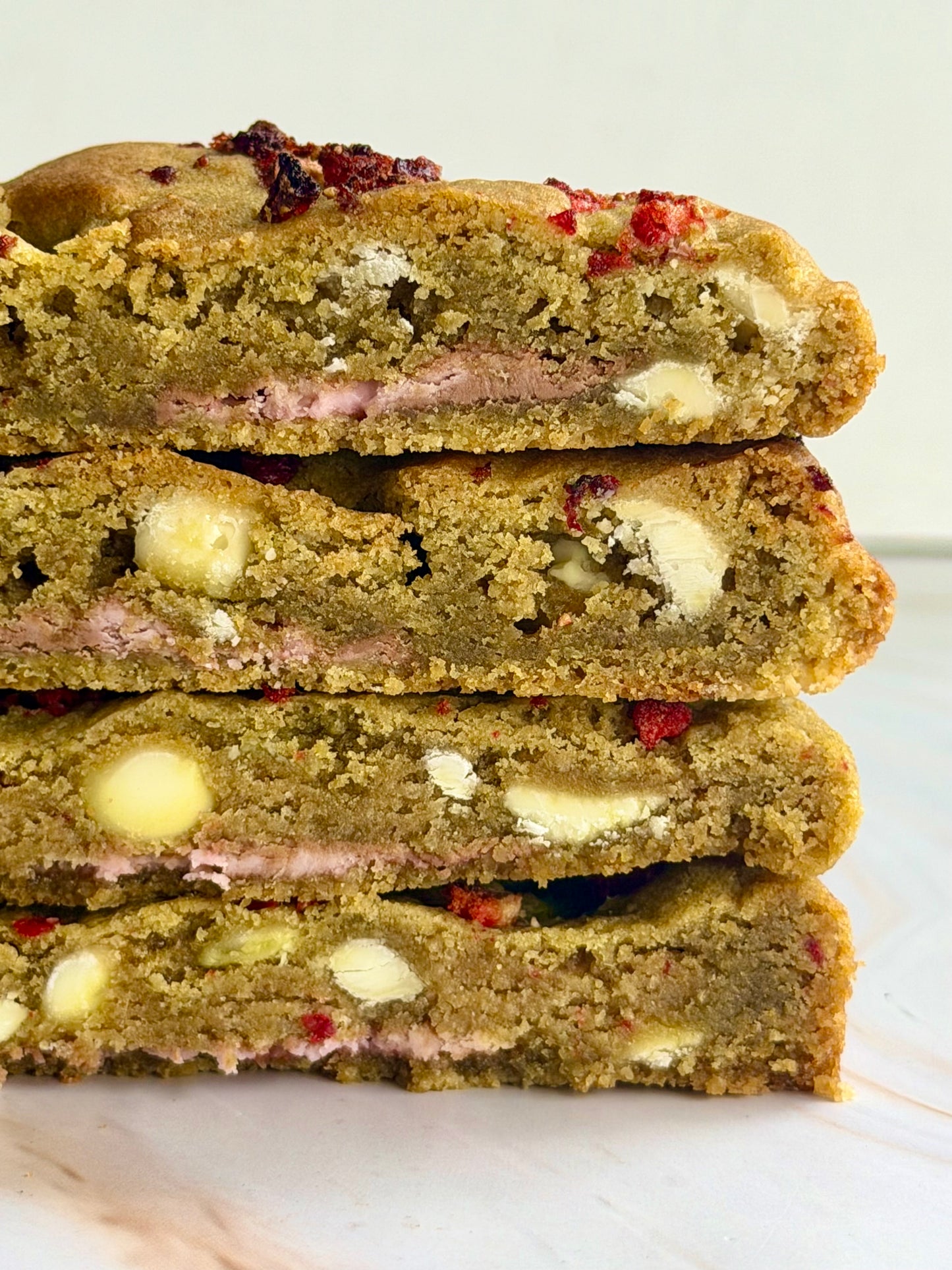 Strawberry Matcha Cookie