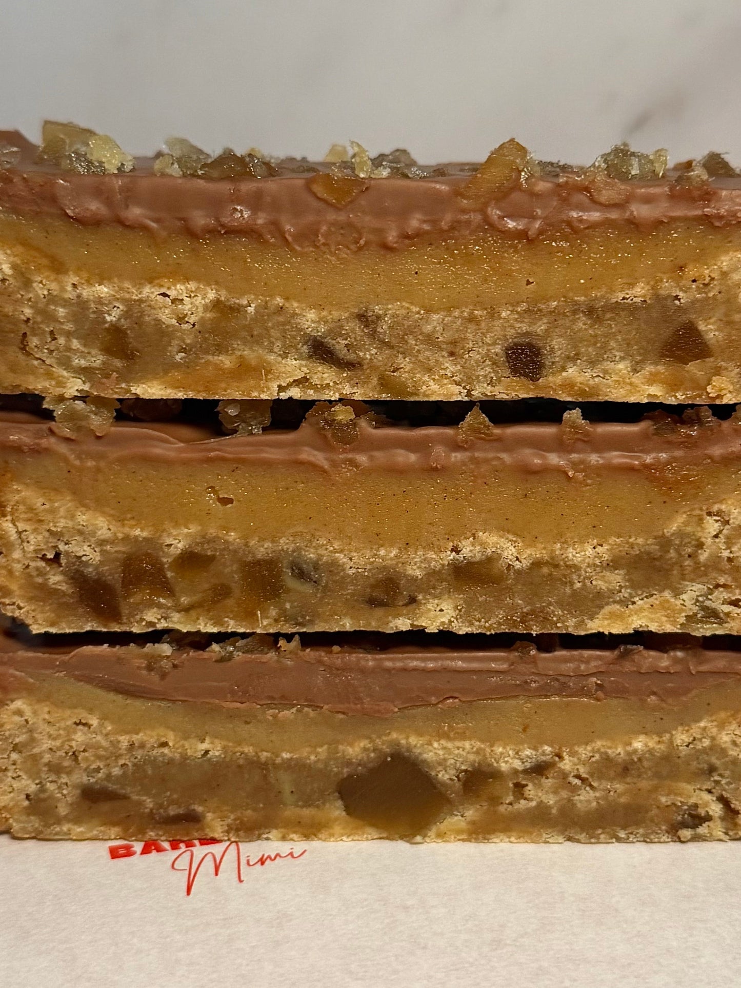 Gingerbread Caramel Slice