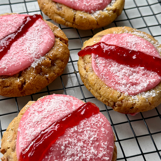 Melbourne cookie
Arnotts inspired cookie
Marshmallow cookie
Australia shipping cookies