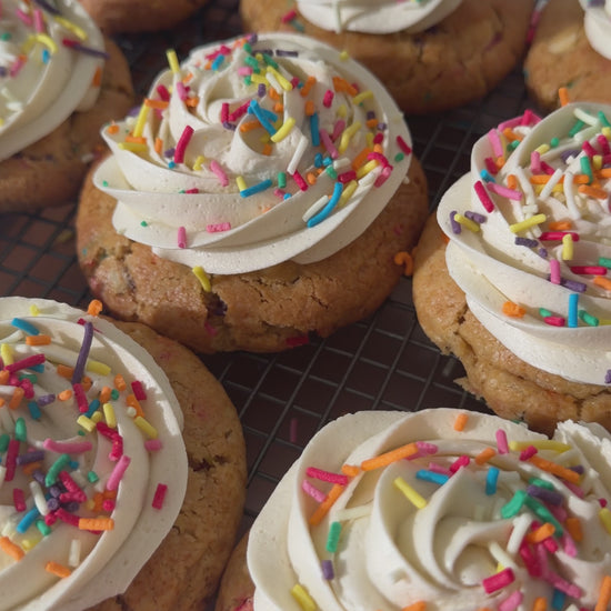 Birthday cake cookies