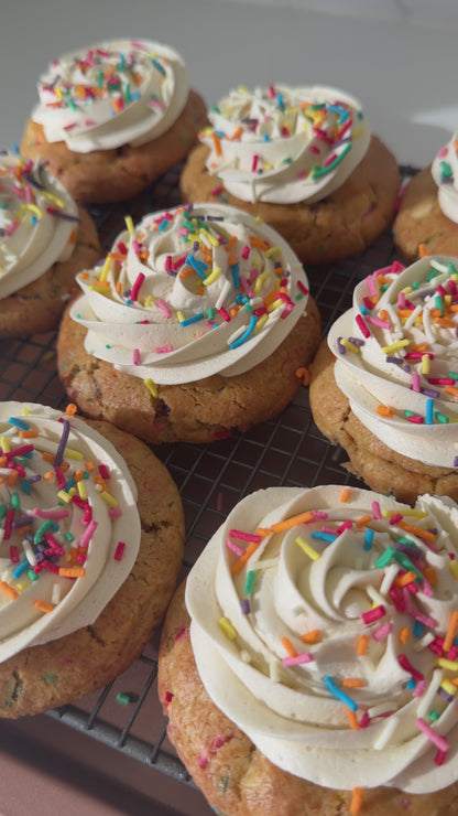 Birthday cake cookies